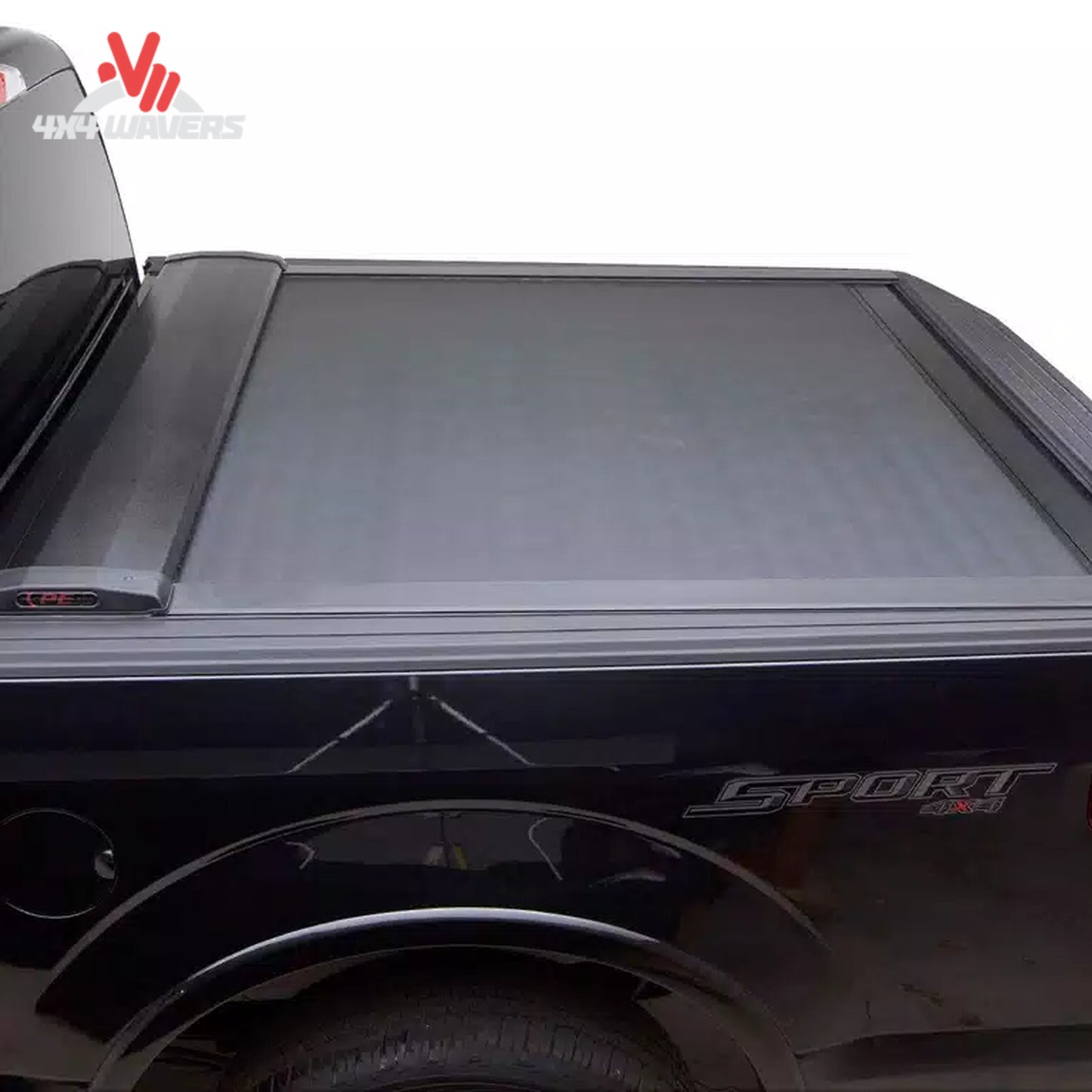 Ford F-150 with Pace Edwards Switchblade hard retractable tonneau cover installed on 6.5' bed, showcasing sleek, durable truck bed protection.