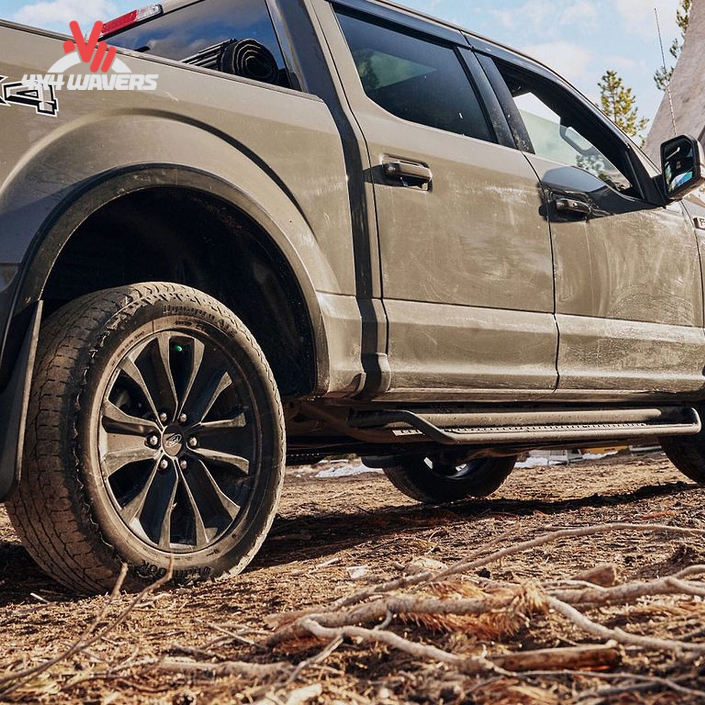 Husky OE Style Fender Flares installed on a 2010-2014 Ford F-150 Raptor, enhancing wheel arch protection and style.