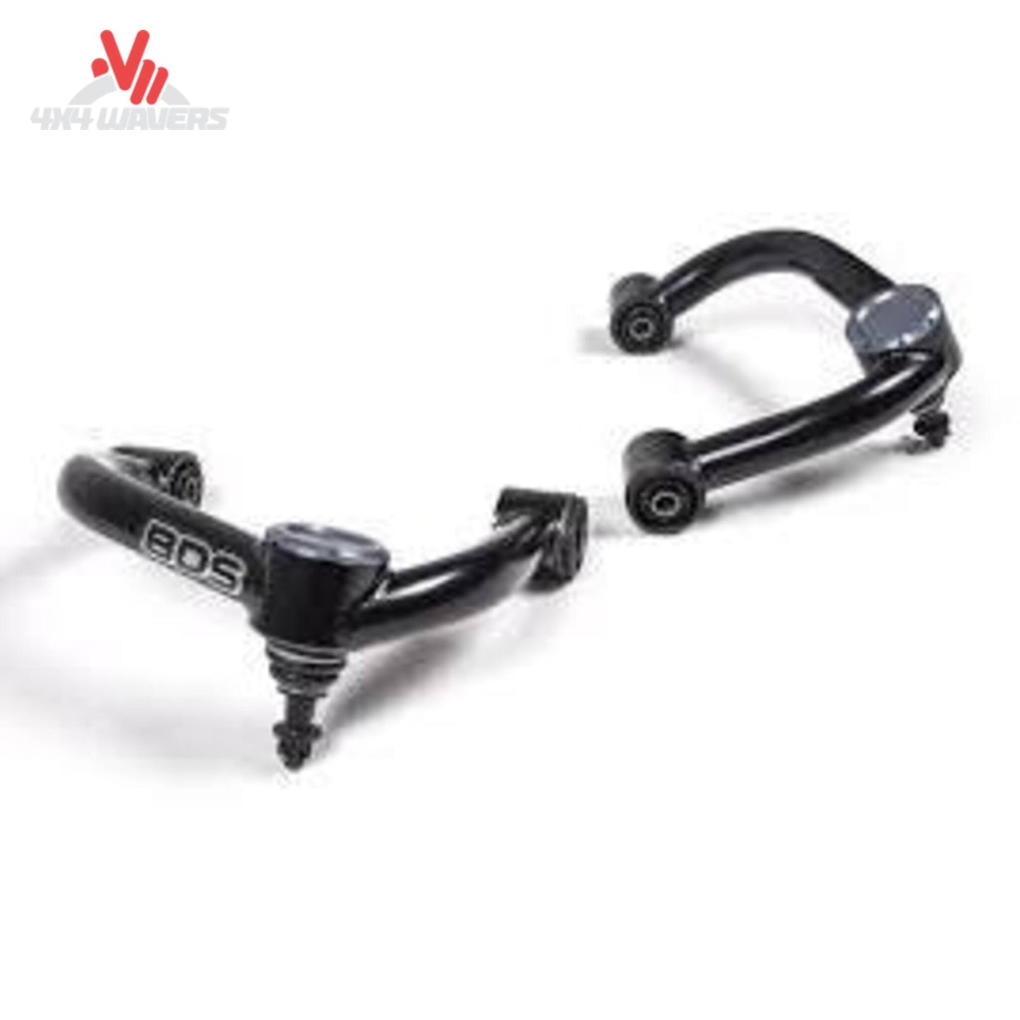Close-up of BDS Suspension 2-inch leveling kit with FOX 2.0 shocks and snap ring strut for 2014-2020 Ford F-150 4WD.