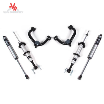 BDS Suspension 2-inch leveling kit with FOX 2.0 rear shock absorber for 2014-2020 Ford F-150 4WD pickup truck