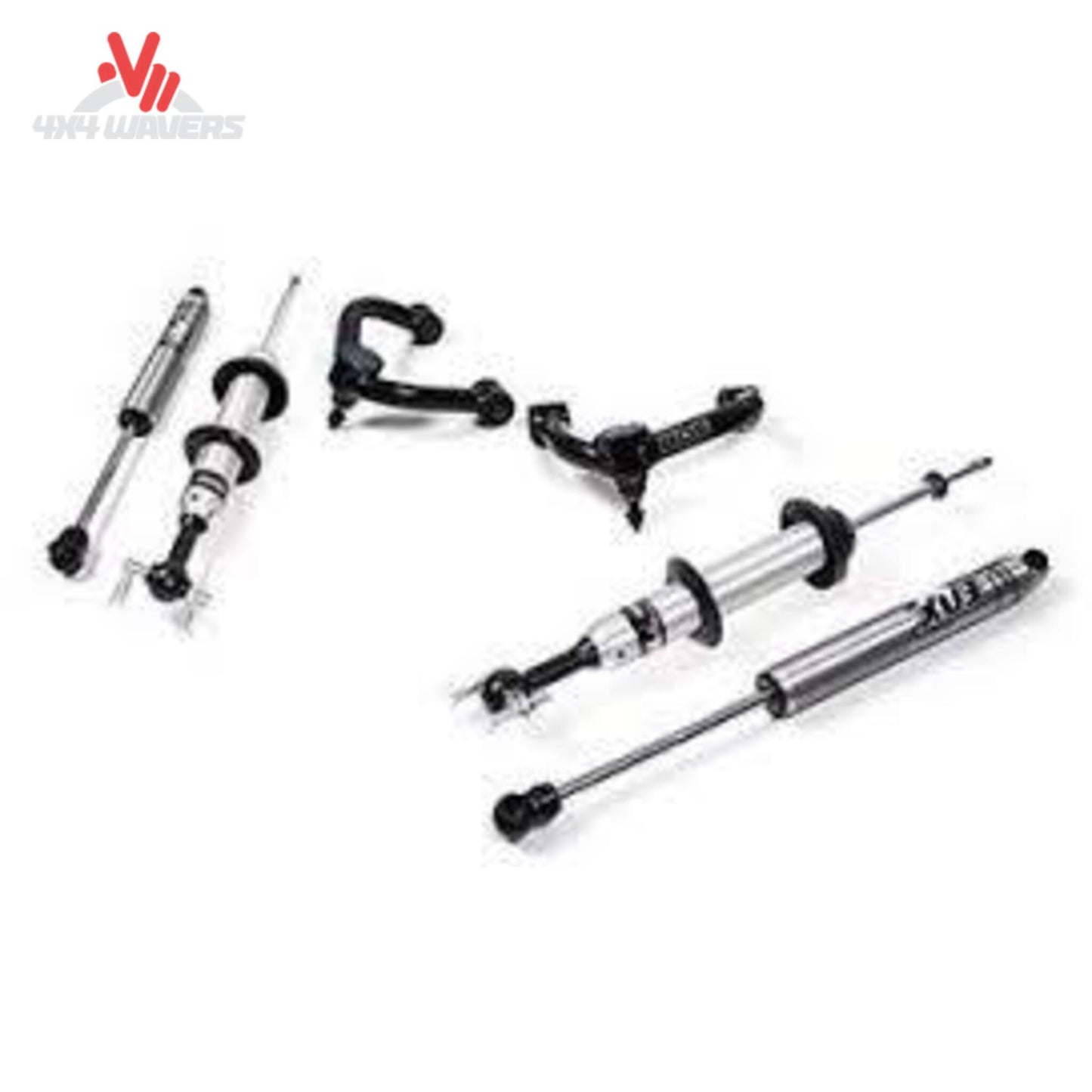 BDS Suspension 2-inch leveling kit with FOX 2.0 rear shock absorber for 2014-2020 Ford F-150 4WD pickup truck
