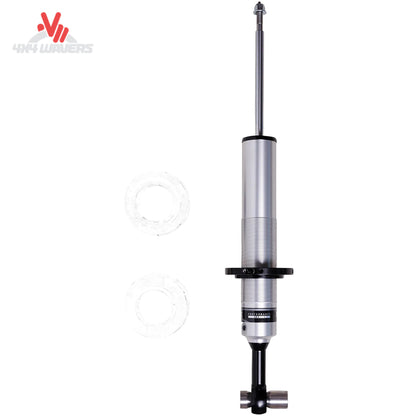 Close-up showing FOX HTO technology designed to reduce harsh suspension top-out events
