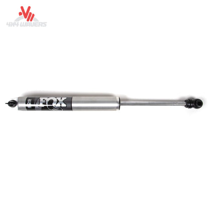 Primer plano del amortiguador trasero BDS Suspension FOX 2.0 IFP para Jeep Wrangler JK 2007-2018 con elevación de 2-3 pulgadas.