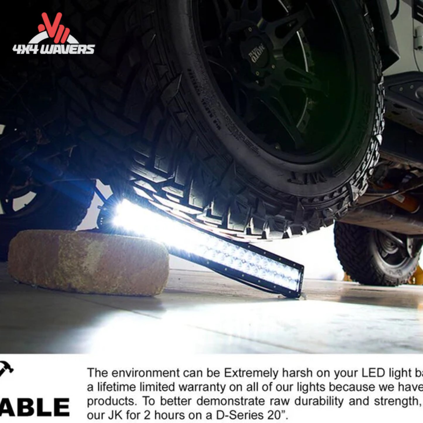 alt
Barra de luz LED doble de 30 pulgadas Go Performance L3 con haz combinado montada en vehículo todoterreno para mayor visibilidad.