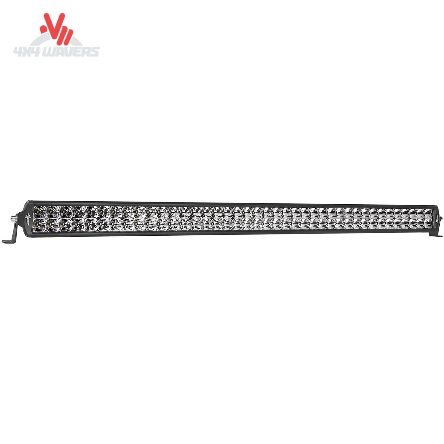 Barra de luz LED Go Performance L3 de 40 pulgadas, de doble fila, con haz combinado SAE, mostrada montada en un vehículo para iluminación todoterreno.