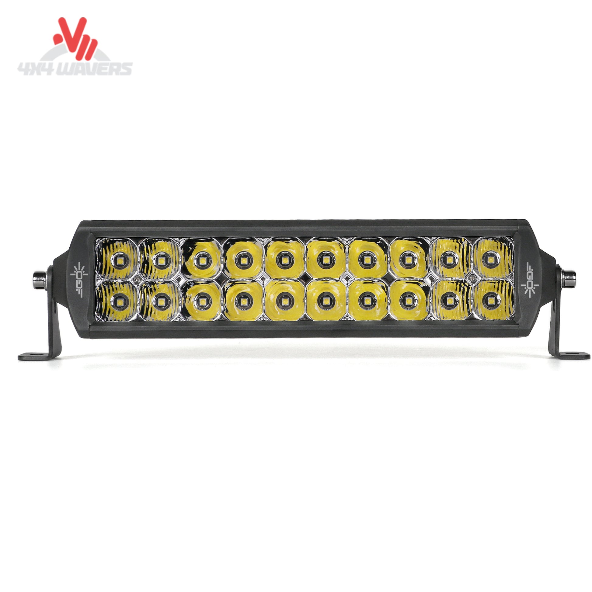 Barra de luz LED Go Performance L3 de 50 pulgadas, doble fila, con haz combinado SAE, mostrada de frente para iluminación todoterreno y exterior.