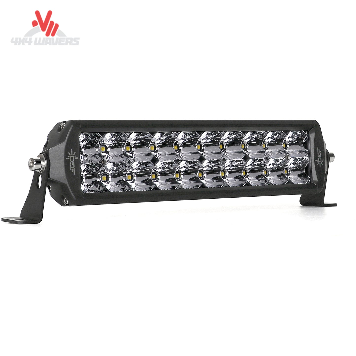 Barra de luz LED Go Performance L3 de 50 pulgadas, doble fila, con haz combinado SAE instalada para iluminación todoterreno.