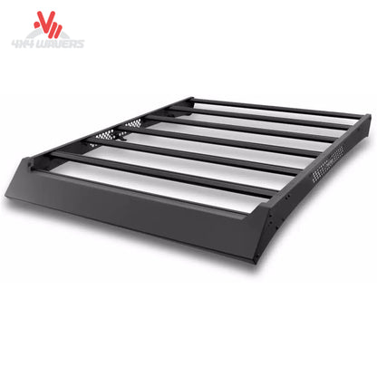 Textured black low profile aluminum roof rack with 4-CORE crossbars SKU 5933110T