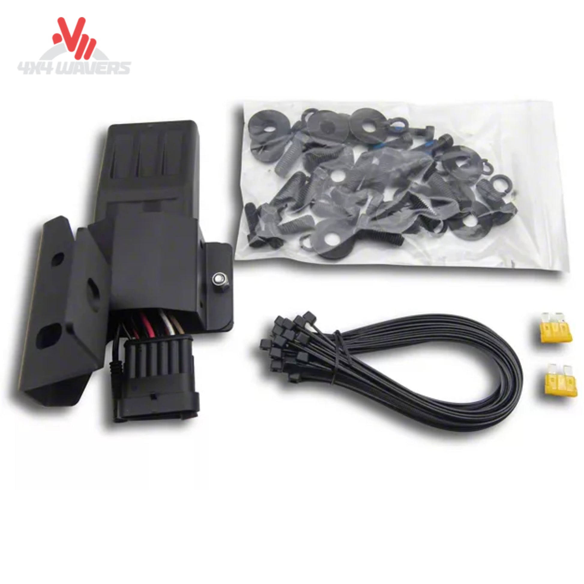 Illuminated Ford Bronco power running board providing safer nighttime entry and exit
