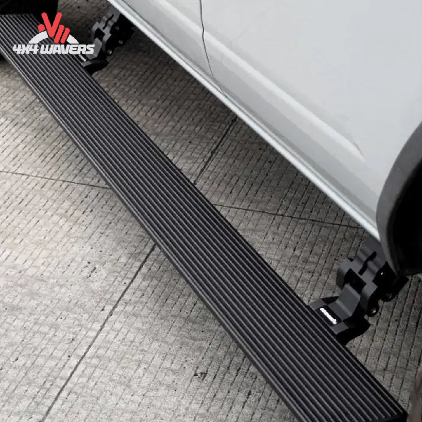 Go Rhino E1 deployed electric side step for Bronco 2-door