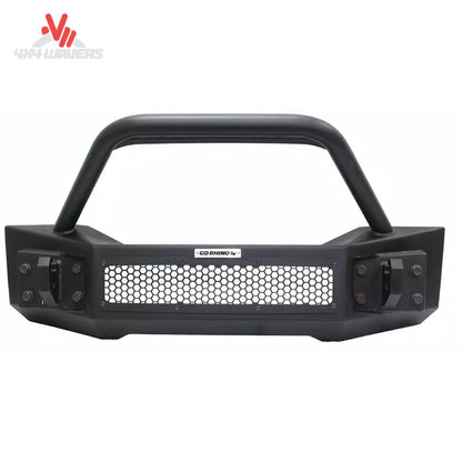 txt
Parachoques de winche Go Rhino Rockline Stubby para Jeep Wrangler JK/JL y Gladiator JT con barra superior, diseño resistente para todoterreno.