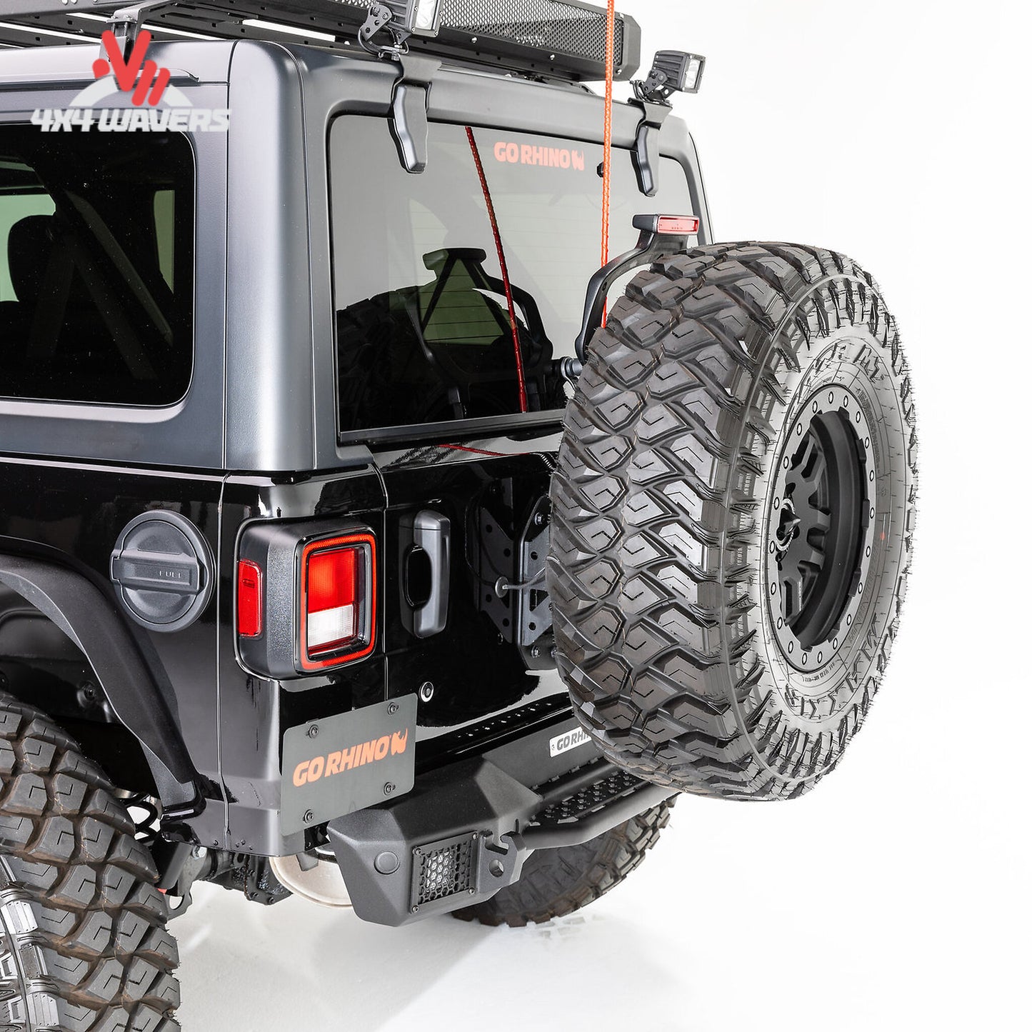 alt
Parachoques trasero corto Go Rhino Rockline instalado en Jeep Wrangler JL