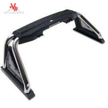 Polished stainless steel 3-inch roll bar for GMC Sierra 1500 truck bed SKU 911010PS