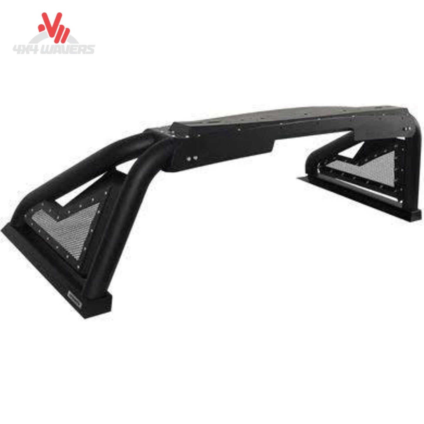 Textured black steel 3-inch roll bar for GMC Sierra 1500 truck bed SKU 911010T