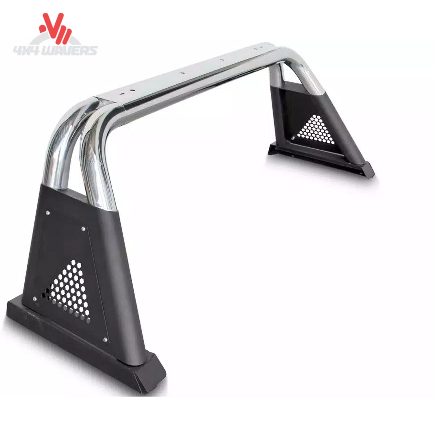 Go Rhino Sport Bar 3.0 roll bar installed in the bed of a 2015-2026 Ford F-150 pickup truck, black steel construction.