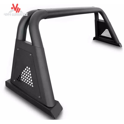 Go Rhino Sport Bar 3.0 roll bar in textured black installed on a 2015-2026 Ford F-150 pickup truck bed