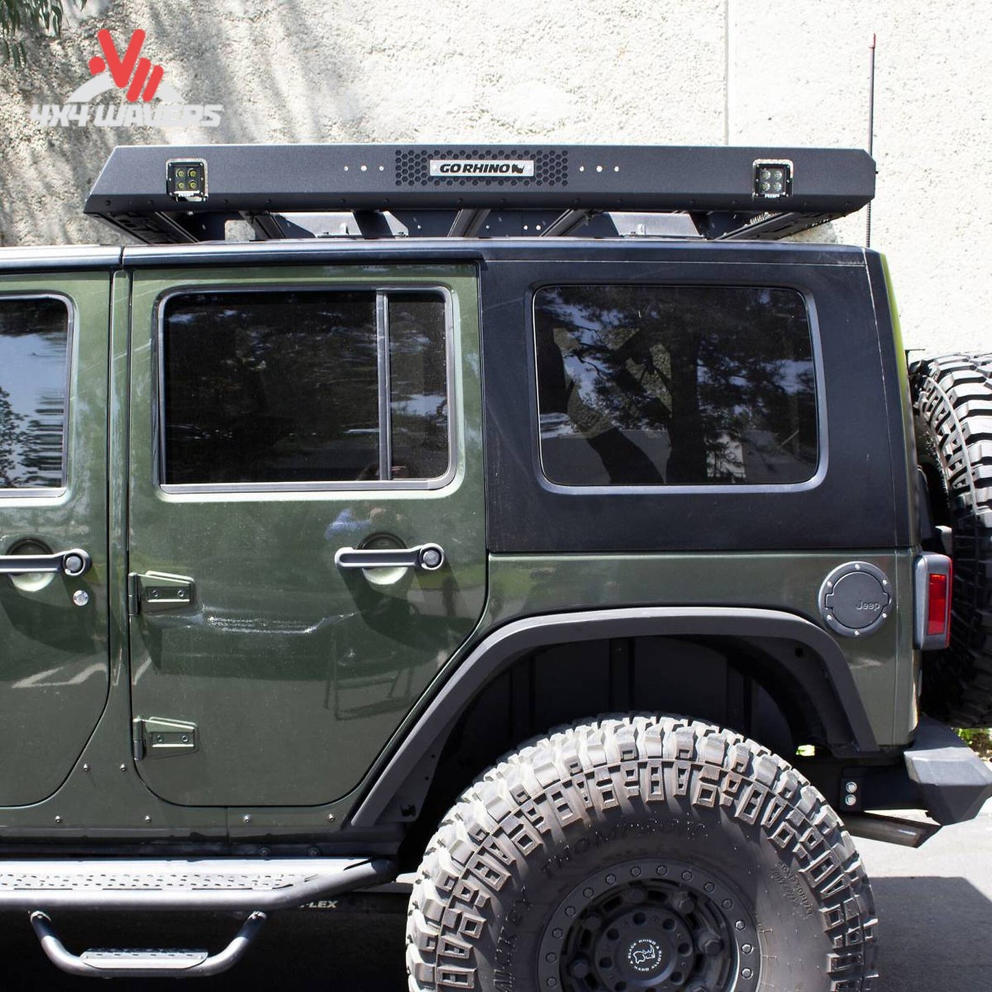Go Rhino SRM400 modular roof rack basket 58x52 universal jeep cargo carrier
