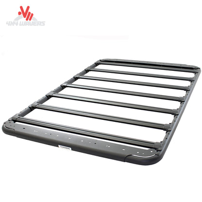 Vista detallada de los canales modulares de montaje de accesorios para techo Go Rhino SRM500