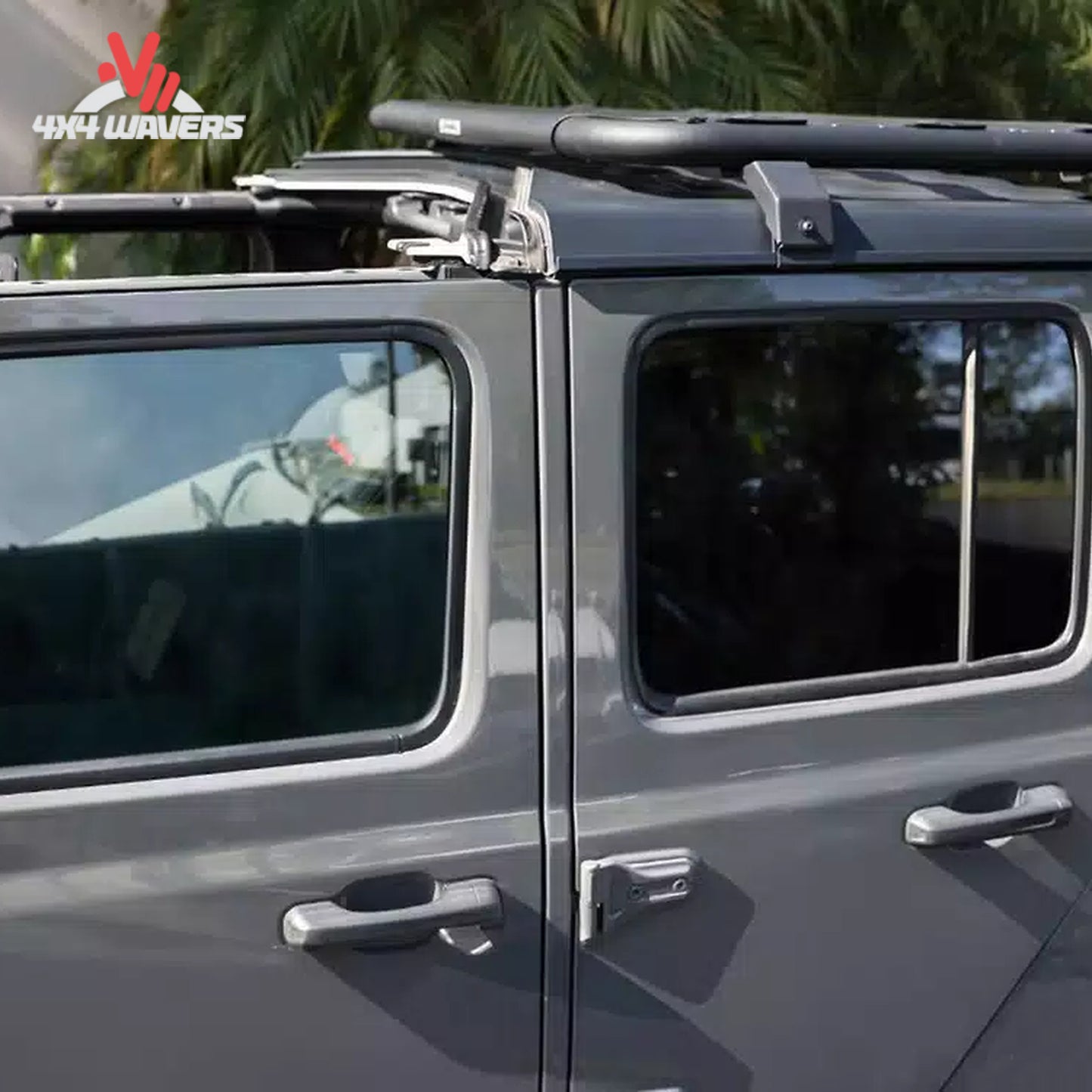 Go Rhino SRM500 flat platform roof rack for overland cargo, durable universal roof rack system for SUVs and trucks.