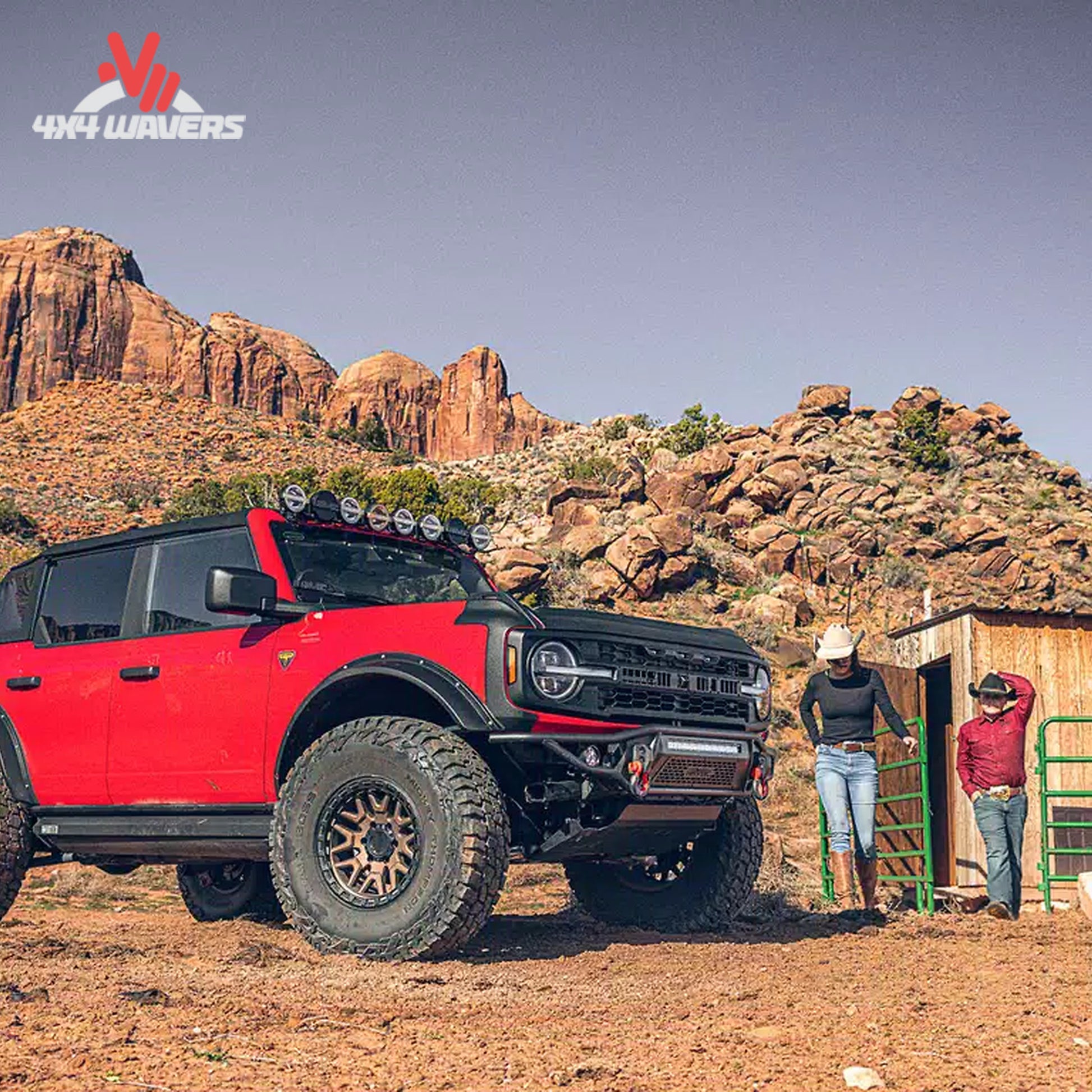 Side profile view of Havoc EVOC Bronco fender flares