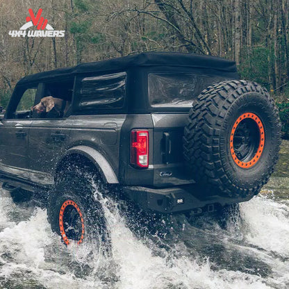 Havoc Bronco rear bumper LED pod light mounts