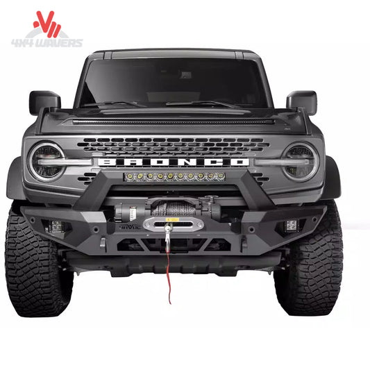 Havoc Steel Bender winch-ready front bumper for 2021-2026 Ford Bronco