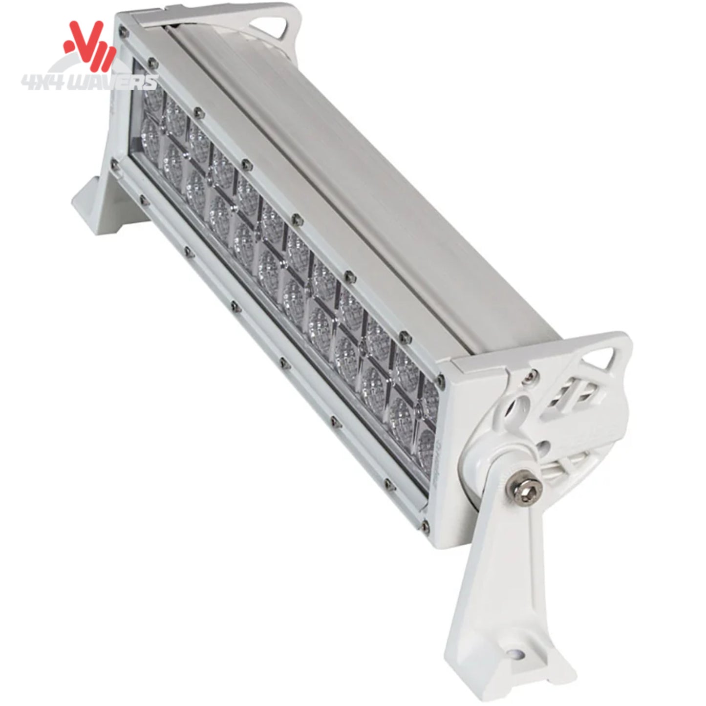What does the Heise marine-grade 14-inch dual-row LED light bar look like before installation?