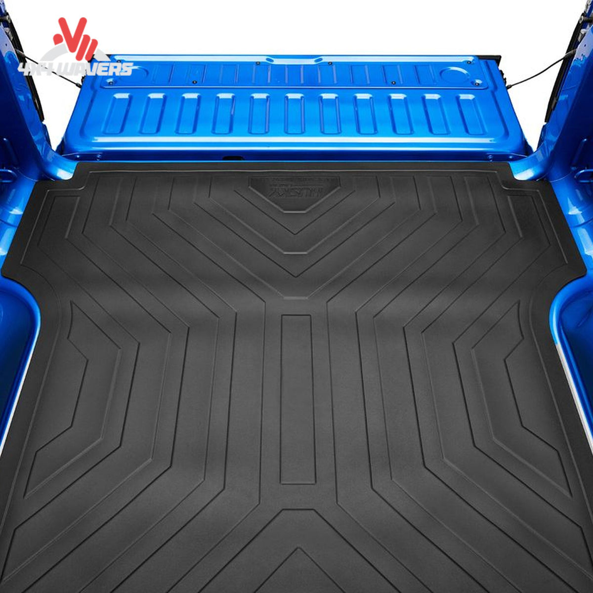 Husky Heavy Duty Bed Mat installed in a Ford F-150 6.5ft bed, durable liner providing protection and coverage for truck bed.