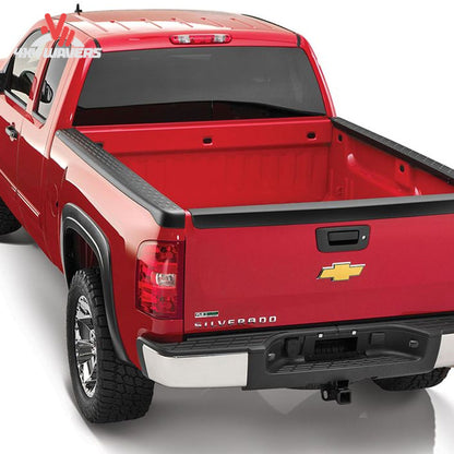 Installed Husky OE style bed caps on 2011 Chevy Silverado 8ft bed SKU 2888010