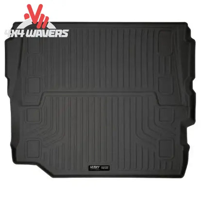 Husky WeatherBeater cargo liner for 2018-2025 Jeep Wrangler JL 2-door, waterproof floor mat with durable design.