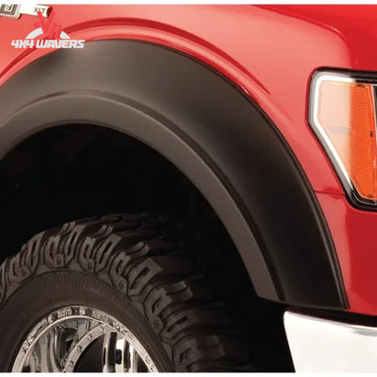 Husky Extend-A-Fender Flares for 2015-2017 Ford F-150, durable ABS material with smooth matte finish, designed to protect truck wheel arches.