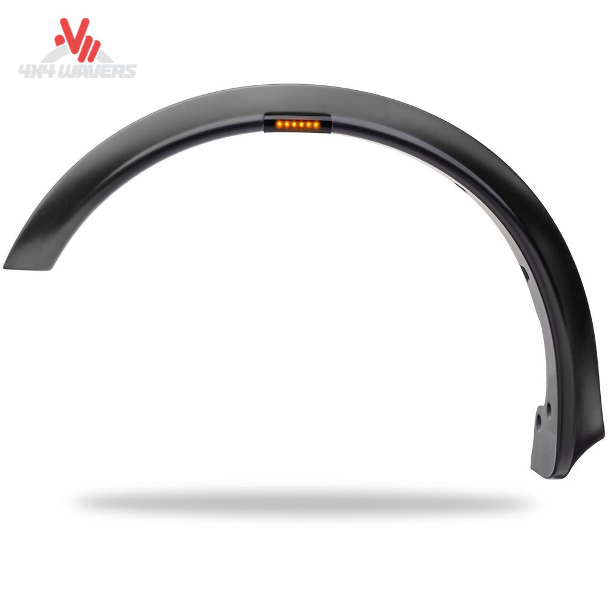 Husky RVL Style Fender Flares with integrated LED lights on a 2021-2026 Ford F-150 truck.