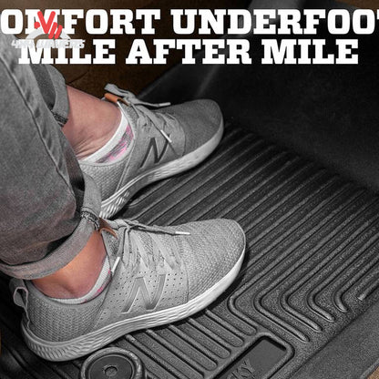 Raised Husky FormFit Edge designed to contain mud, snow, water, and debris inside the liner
