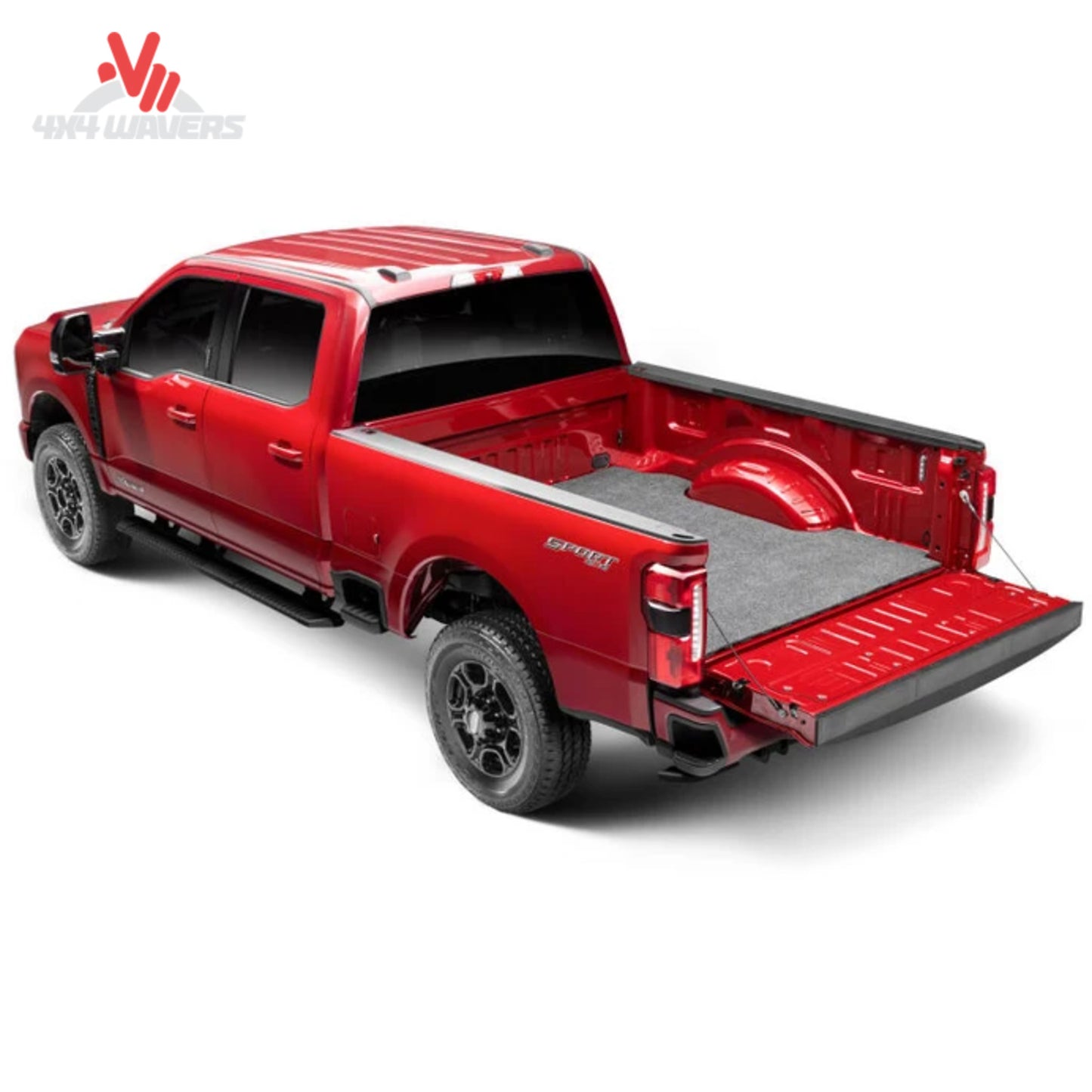 Husky Guardian Comfort Bed Mat for Ford F-150 5.5ft bed, durable liner designed to protect truck bed surfaces.