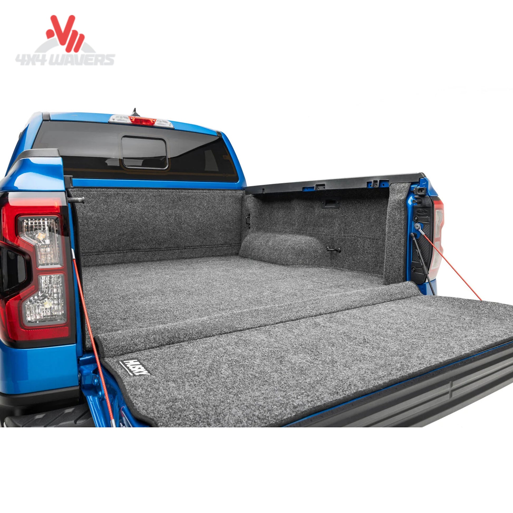 Husky Liners Guardian Comfort full bed liner with tailgate gap guard for 2004-2014 Ford F-150 5.5 ft bed, durable truck bed protection