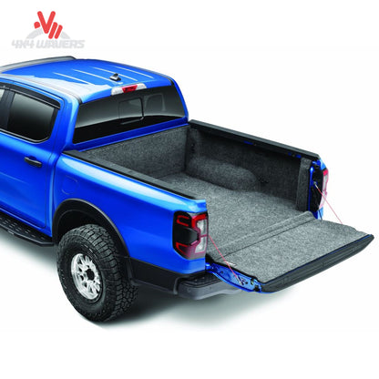 Husky Guardian Comfort Bedliner for Ford F-150 5.5ft bed, durable black bed mat with textured surface for truck bed protection.