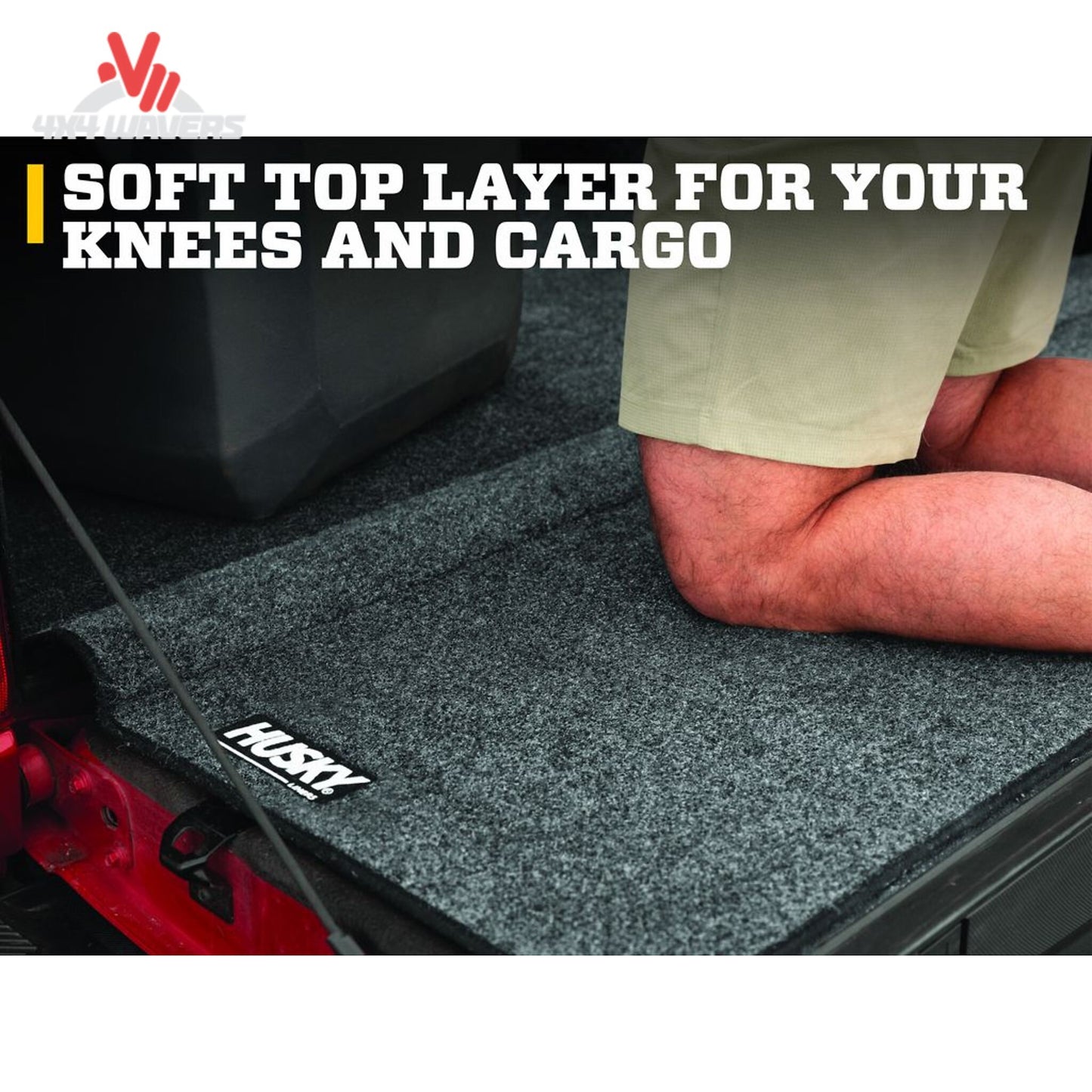 Husky Guardian Comfort Bedliner for 15-26 Ford F-150 5.5ft bed, durable bed mat and liner for truck bed protection.