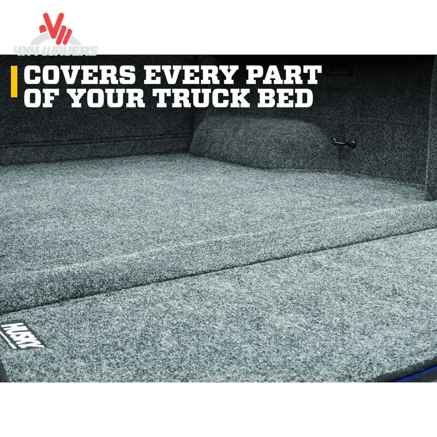 Husky Guardian Comfort Bedliner for 15-26 Ford F-150 5.5ft bed, durable truck bed mat with textured surface.