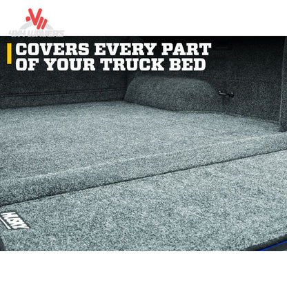 Husky Guardian Comfort Bedliner sidewall detail for Ford F-150 6.5ft bed, durable black bed mat and liner from Husky Liners.