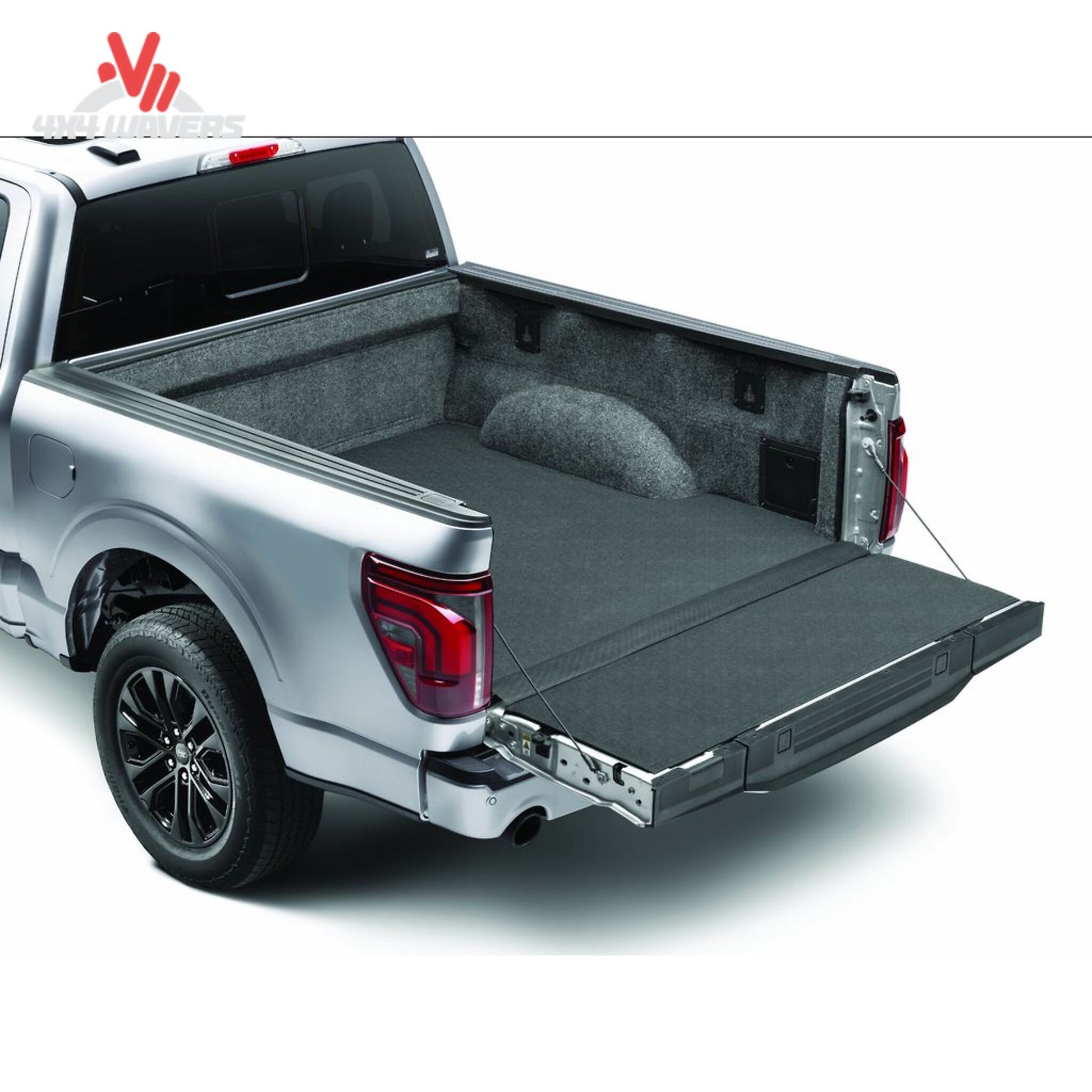 Husky Guardian Impact Bed Liner for 2015-2026 Ford F-150 5.5ft bed, durable protective bed mat with textured surface.