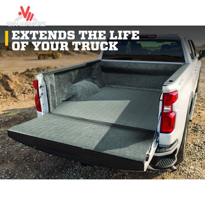 Husky Guardian Impact Bed Liner sidewall for 15-26 Ford F-150 5.5ft bed, durable protective bed mat with Husky Liners branding.