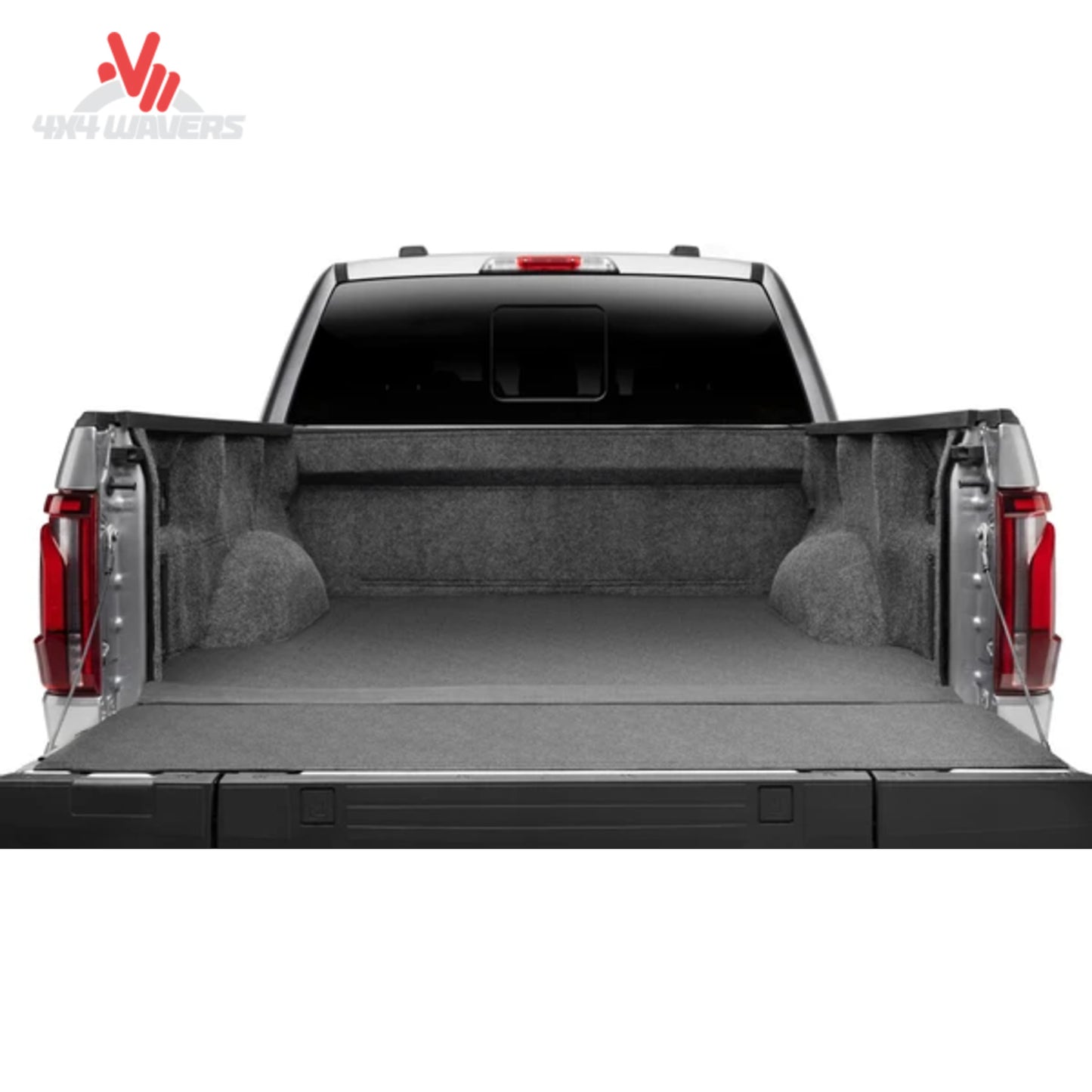 Close-up of Husky Guardian Impact Bed Liner sidewall for Ford F-150 6.5ft bed, showing durable protective material and textured surface.