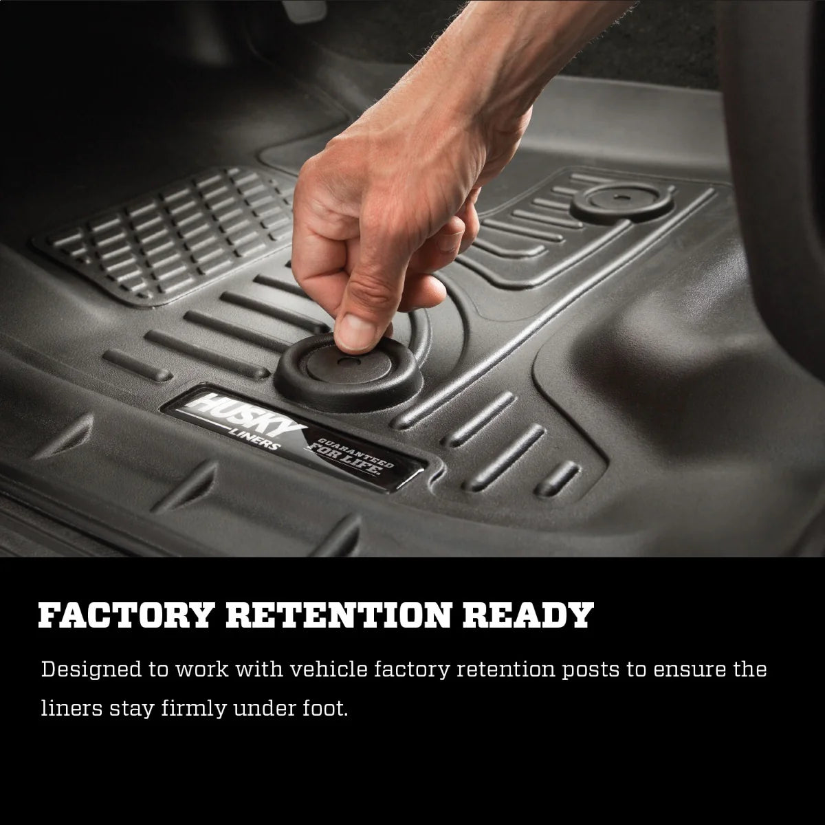 Husky Liners WeatherBeater black front and rear floor mats for 2020-2025 Jeep Gladiator JT, designed for all-weather protection.