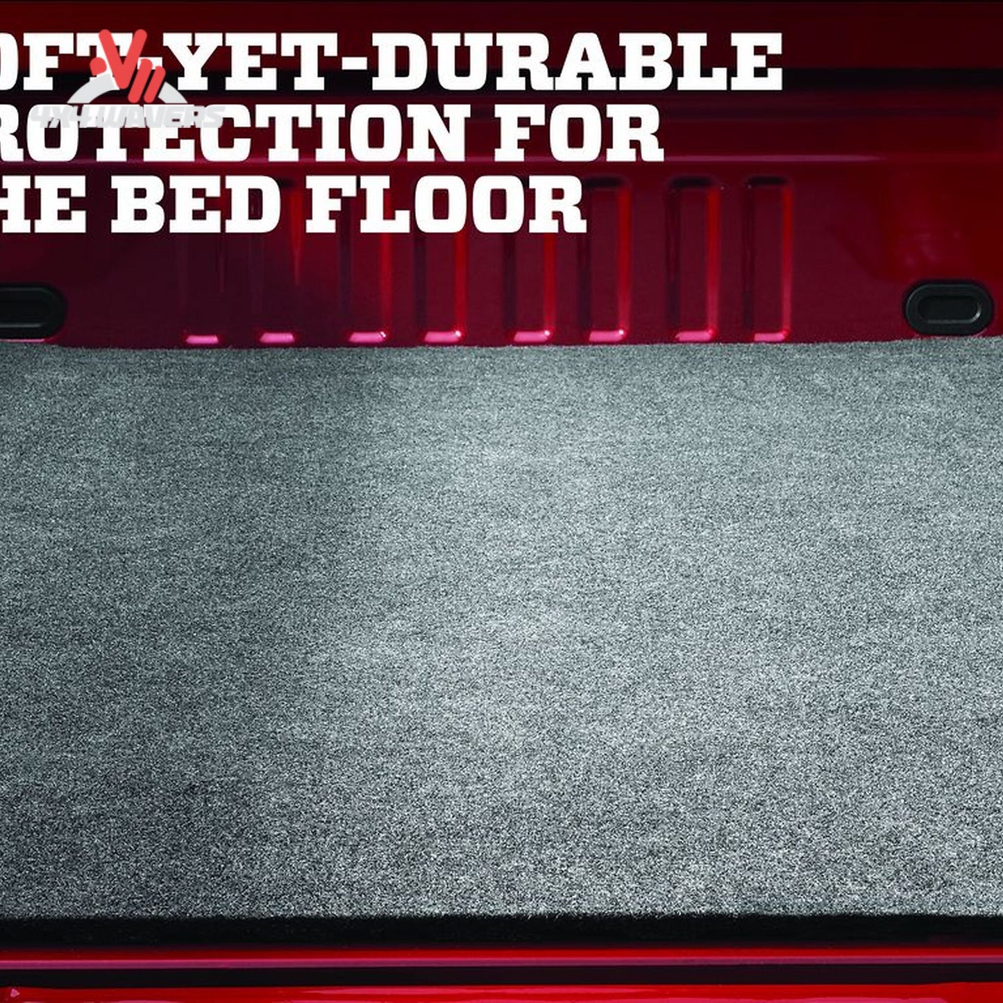 Husky Liners Guardian Comfort Bed Mat for 2004-2014 Ford F-150 6.5 ft bed, durable rubber liner protecting truck bed surface