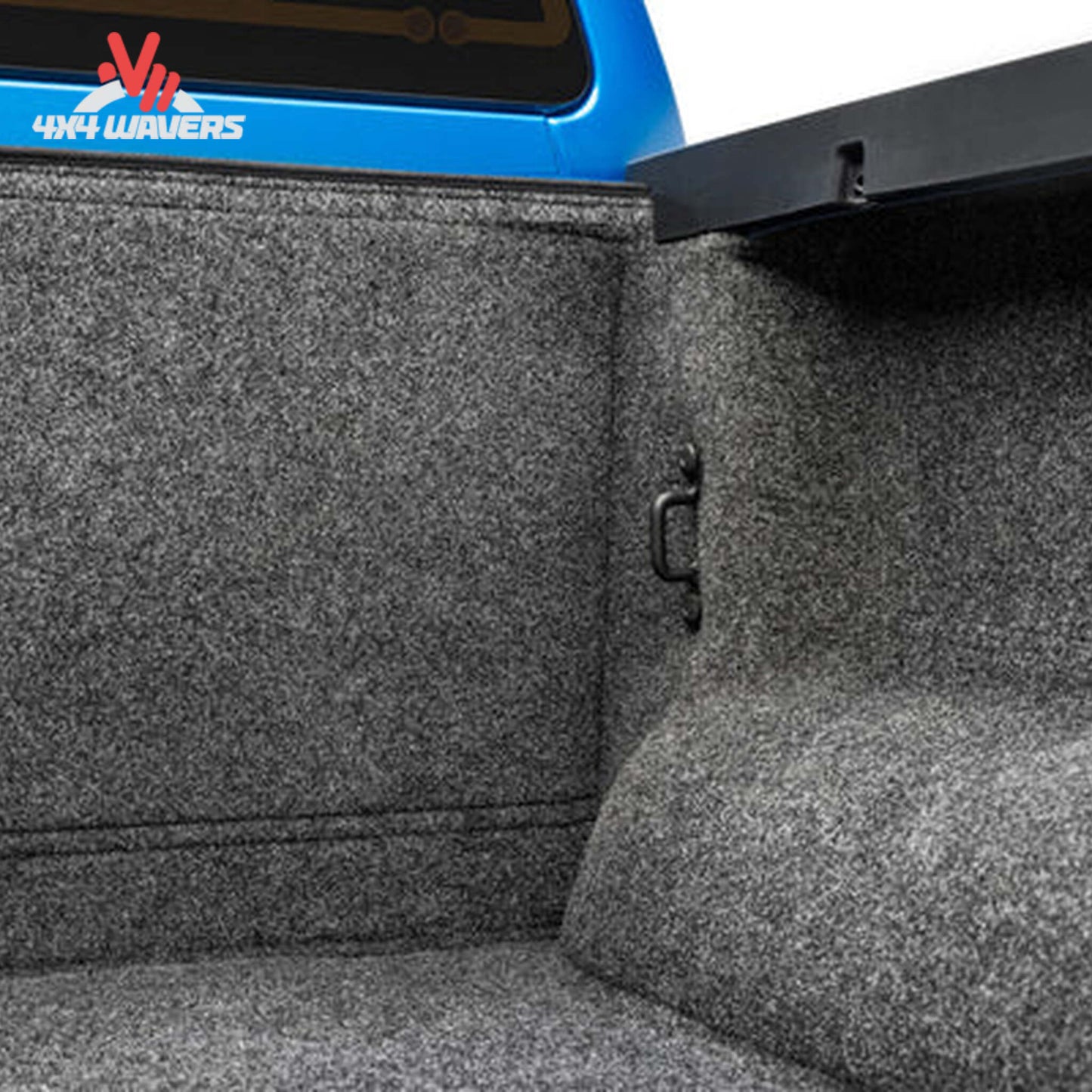 Husky Liners Guardian Comfort full bed liner in black for 2004-2014 Ford F-150 5.5 ft bed, showing the durable truck bed protection.