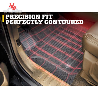 Husky 54981 driver side front floor liner installed on Silverado 1500 regular cab SKU 54981