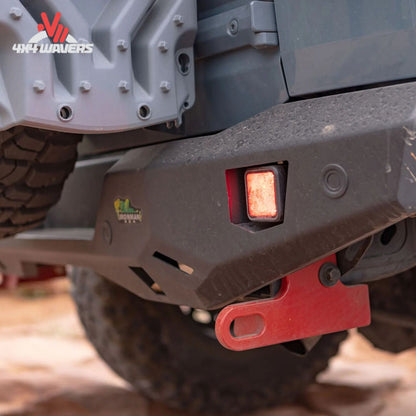 Ironman Bronco rear bumper corner protection design