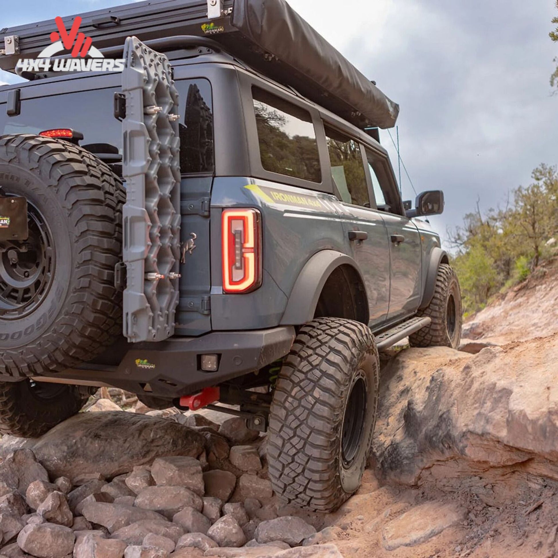 Integrated recovery point on Ironman RAID rear bumper