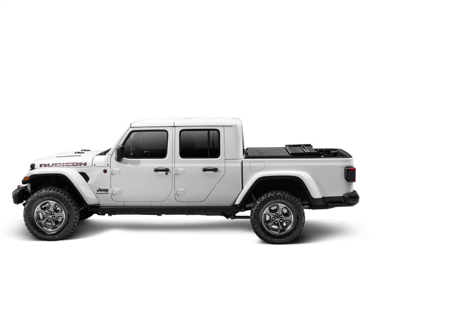 Extang Trifecta 2.0 soft folding tonneau cover on a 2020-2026 Jeep Gladiator 5ft bed, showing the cover in folded position.