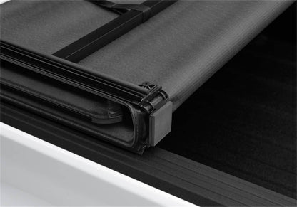 Close-up of Extang Trifecta 2.0 soft folding tonneau cover on 2020-2026 Jeep Gladiator 5ft bed, showing durable vinyl material.